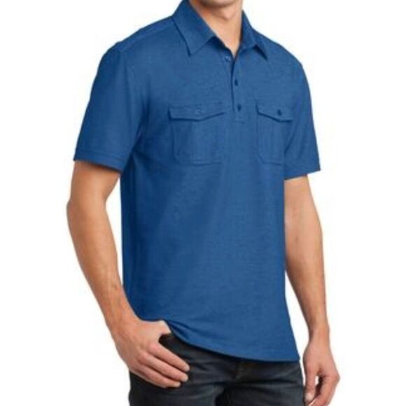 MICHAEL KORS Men's Short Sleeve Polo Short Size Med - Picture 1 of 4